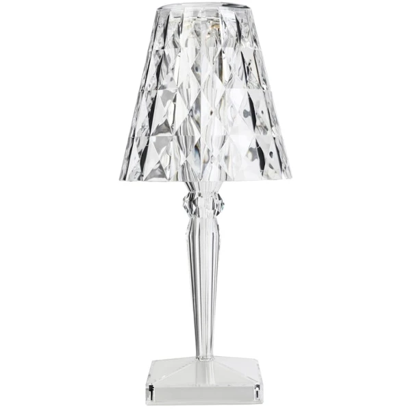 Kartell Big Battery Bordslampa Portabel - Portabla lampor Pmma Klar