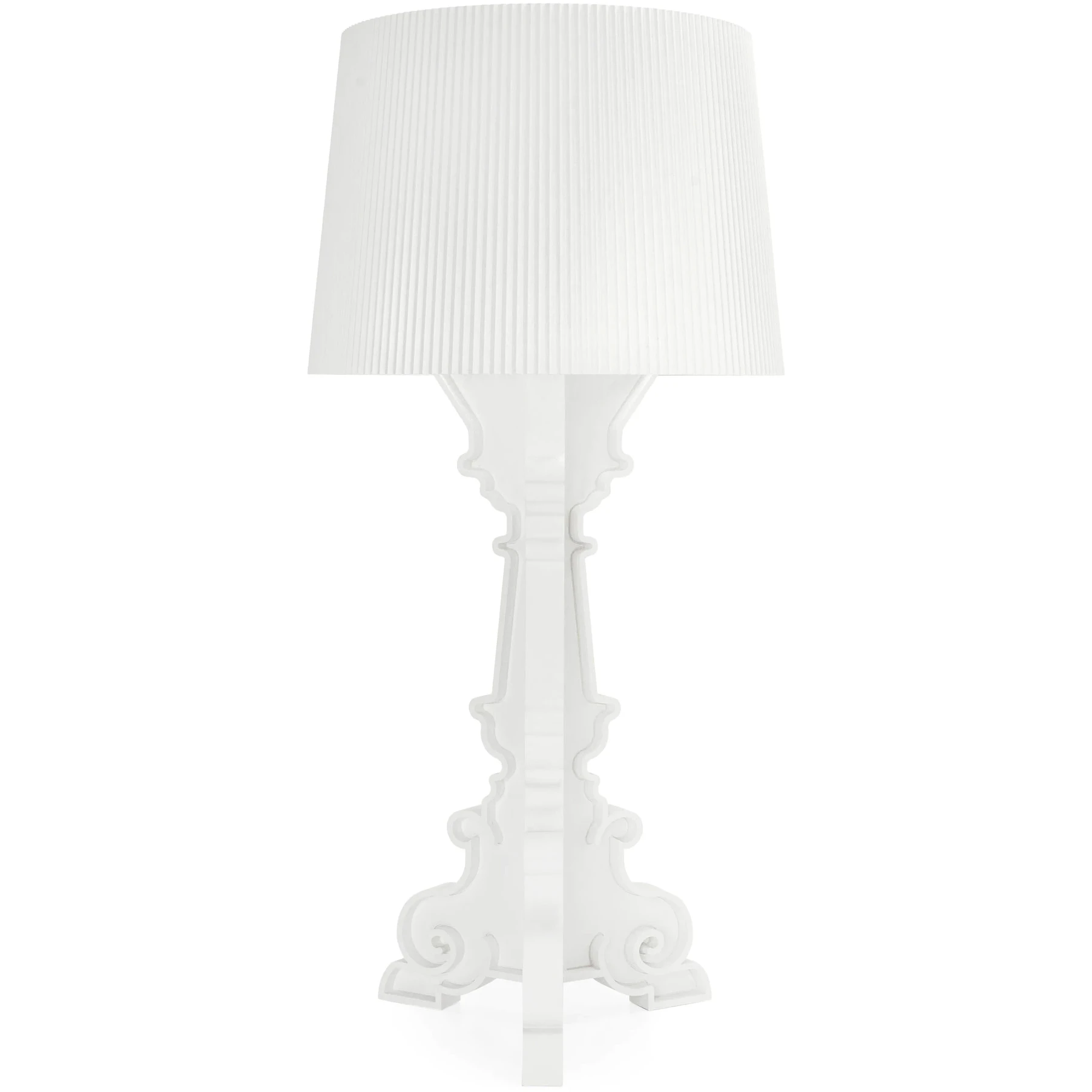 Kartell Bourgie Bordslampa - Bordslampor Polykarbonat 2.0 Mattvit