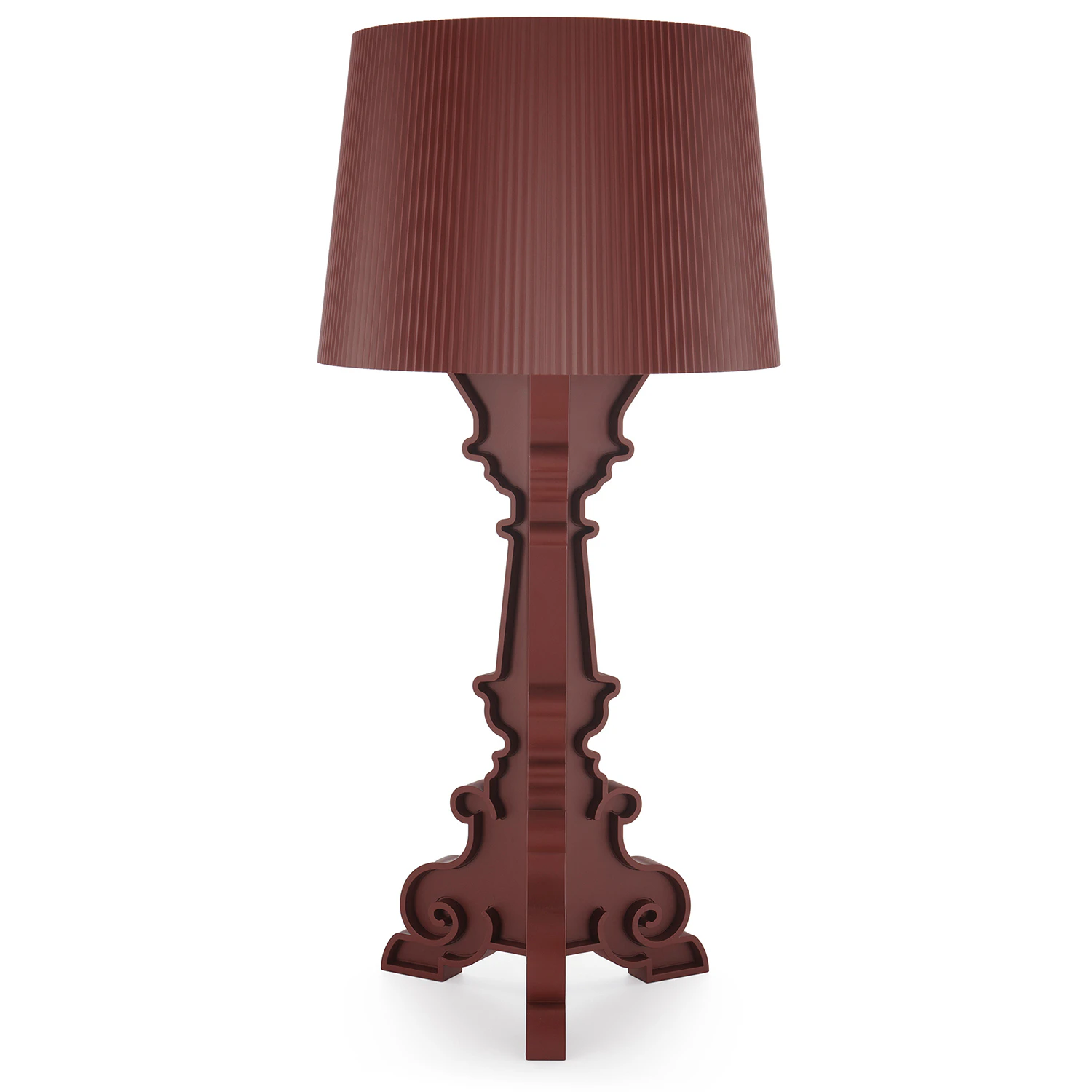 Kartell Bourgie Bordslampa Matt - Bordslampor Polykarbonat 2.0 Vinr&ouml;d
