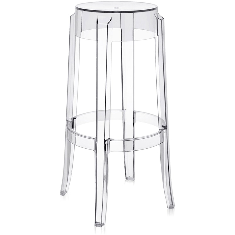 Charles Ghost Barstol 75 cm, Crystal