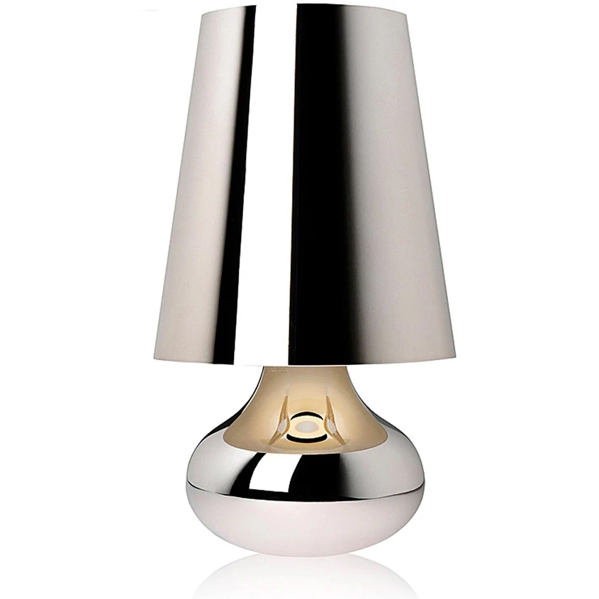 Kartell Cindy Bordslampa - Bordslampor &Aring;tervunnen Abs-plast Platinum