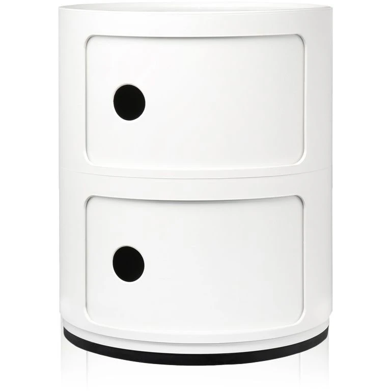 Kartell Componibili Classic Förvaring Med 2 Fack - Hurtsar Abs-plast Vit