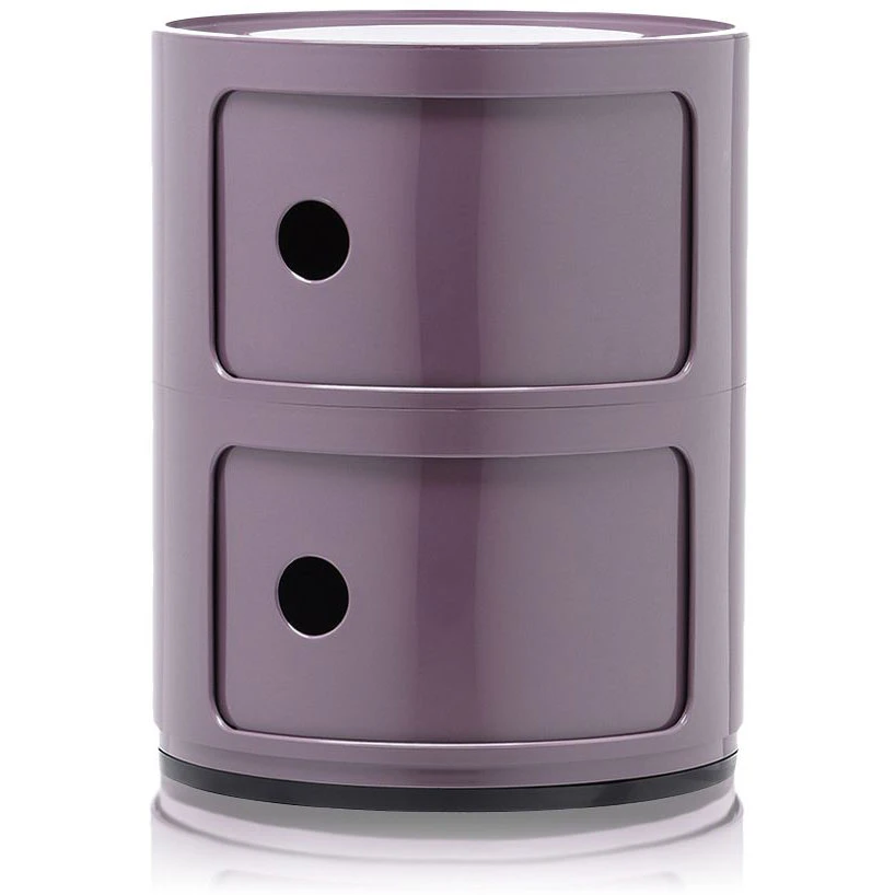 Kartell Componibili Classic Förvaring Med 2 Fack - Hurtsar Abs-plast Violet