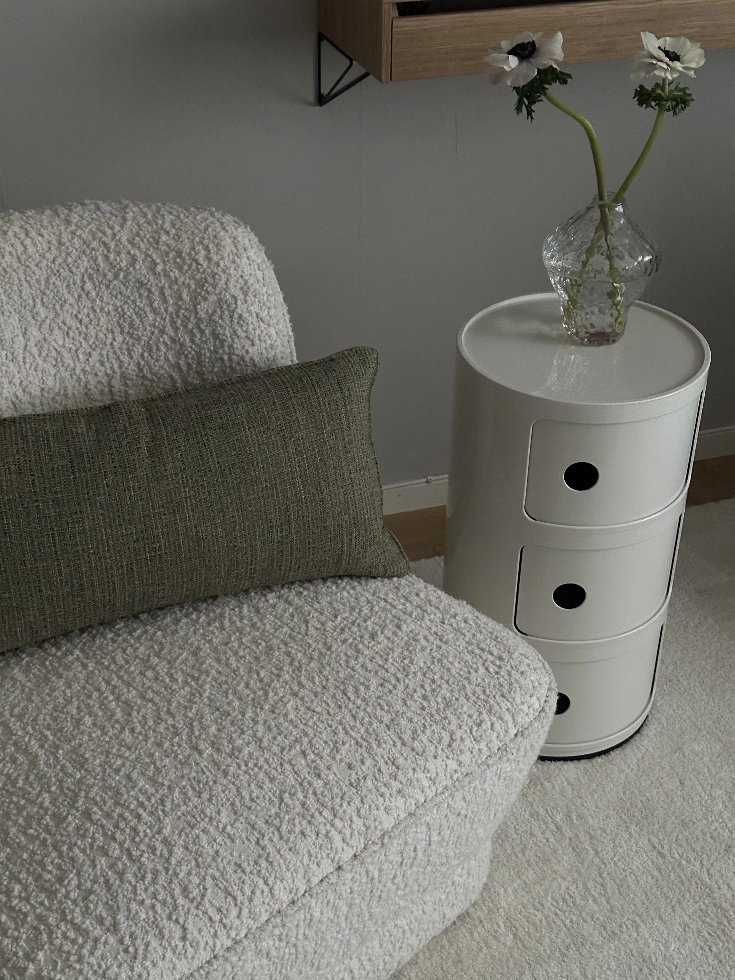 Kartell Componibili Classic Förvaring Med 3 Fack, vit från Kartell, bild 2