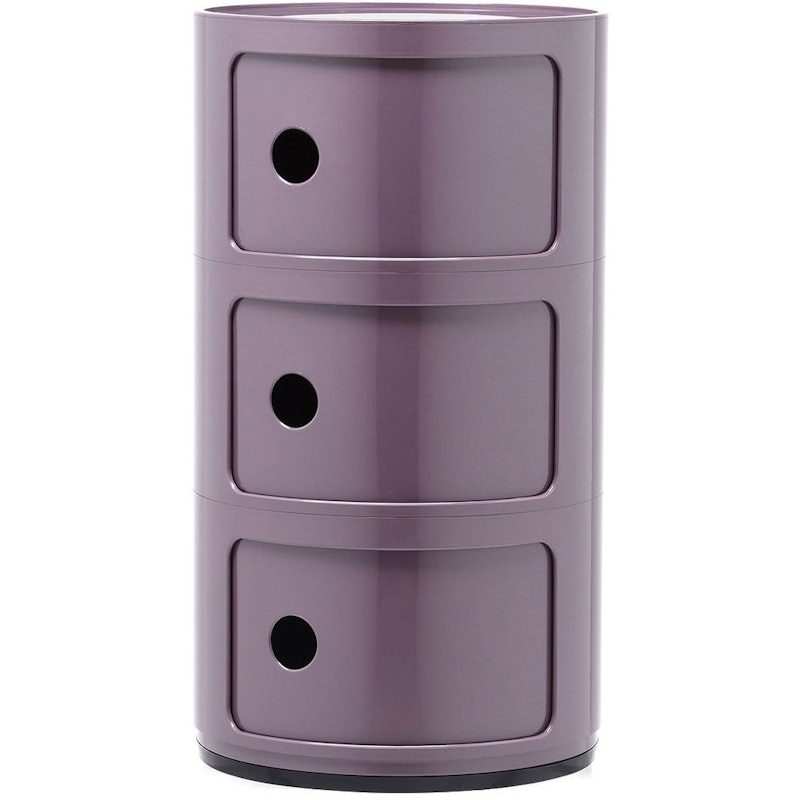 Componibili Classic Förvaring Med 3 Fack, Violet
