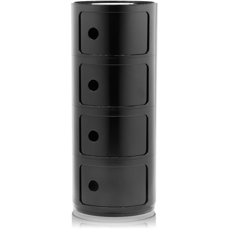 Componibili Classic Förvaring Med 4 Fack, Svart