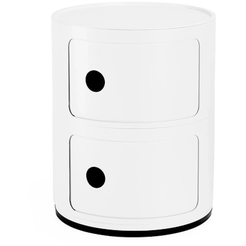 Componibili Recycled Storage 2 Compartments Förvaring Med 2 Fack, Vit