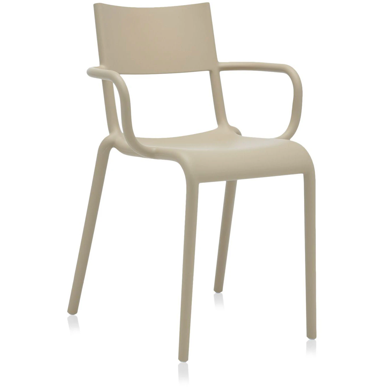 Kartell Generic A Stol - Stolar Polypropylen Gråbeige