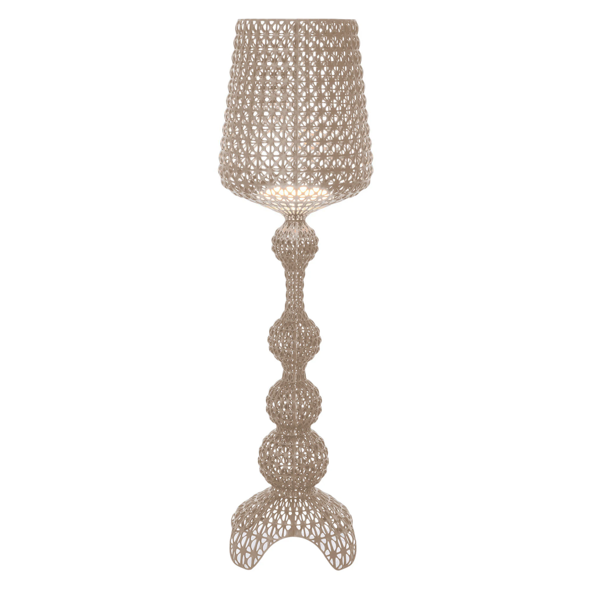 Kartell Kabuki Utomhuslampa - Golvlampor Termoplastisk Teknopolymer Dove Grey