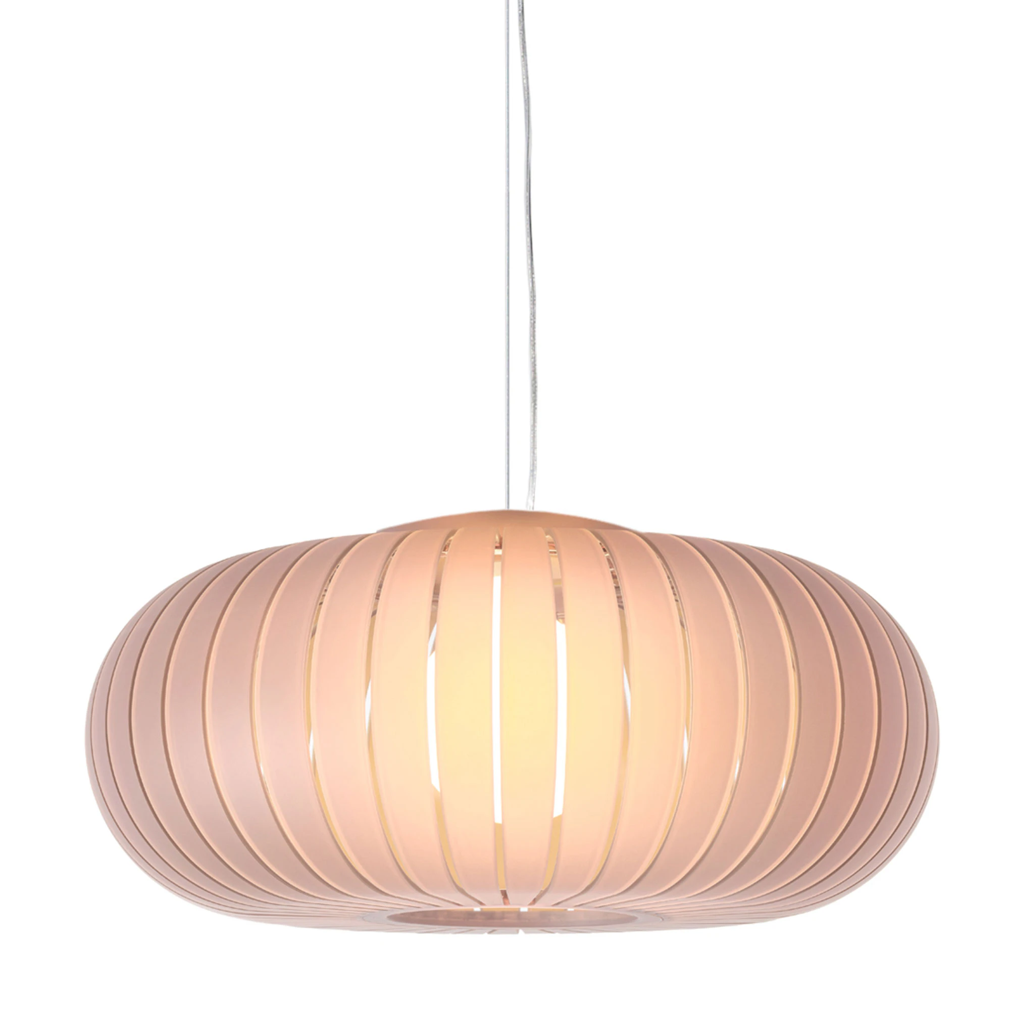 Kartell Teresa Frozen Taklampa - Pendellampor Återvunnen Pmma Rosa