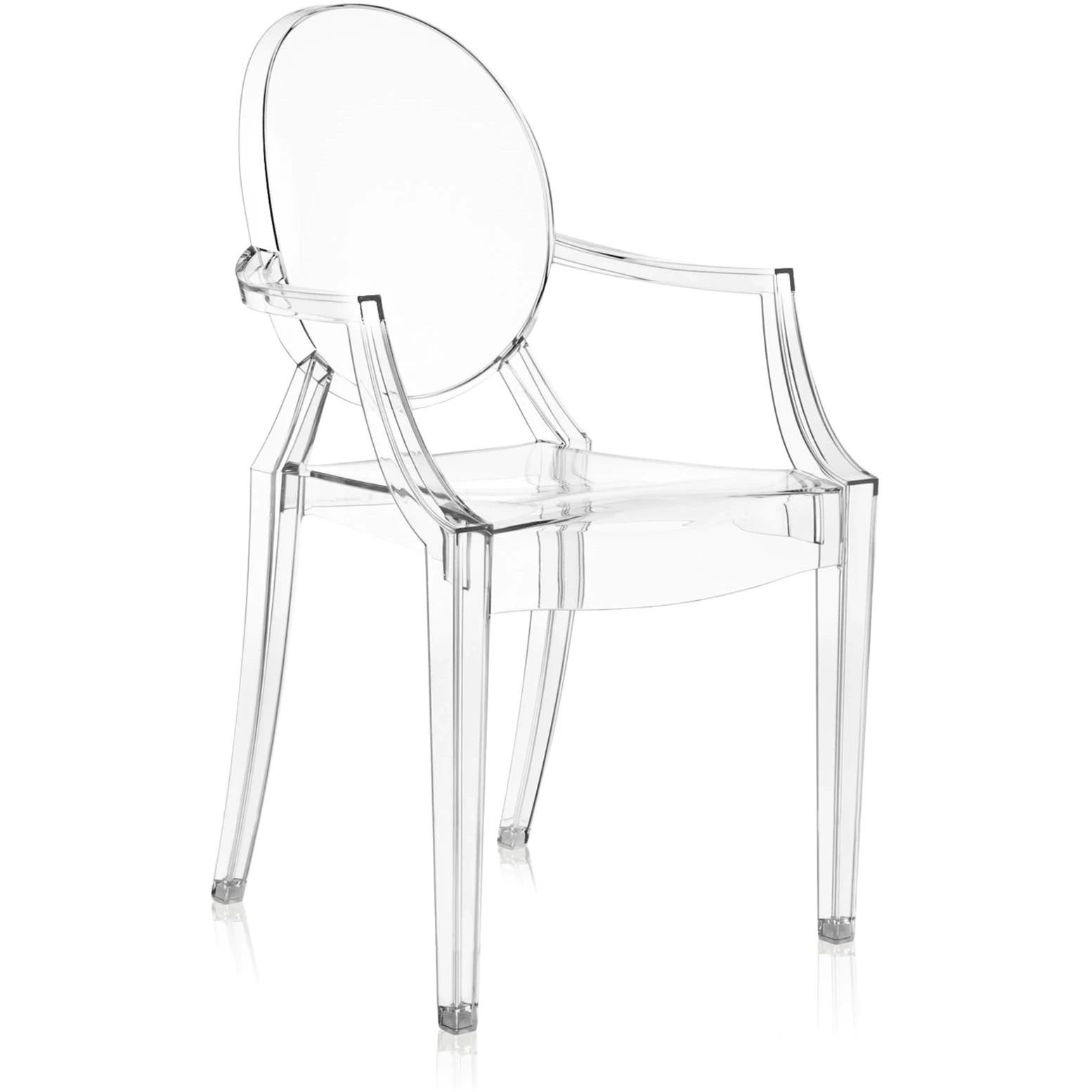 Kartell Louis Ghost Stol - Stolar Polykarbonat 2.0 Crystal