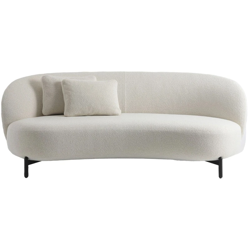 Kartell Lunam Orsetto Soffa - 3-sitssoffor Boucl&eacute; Vit