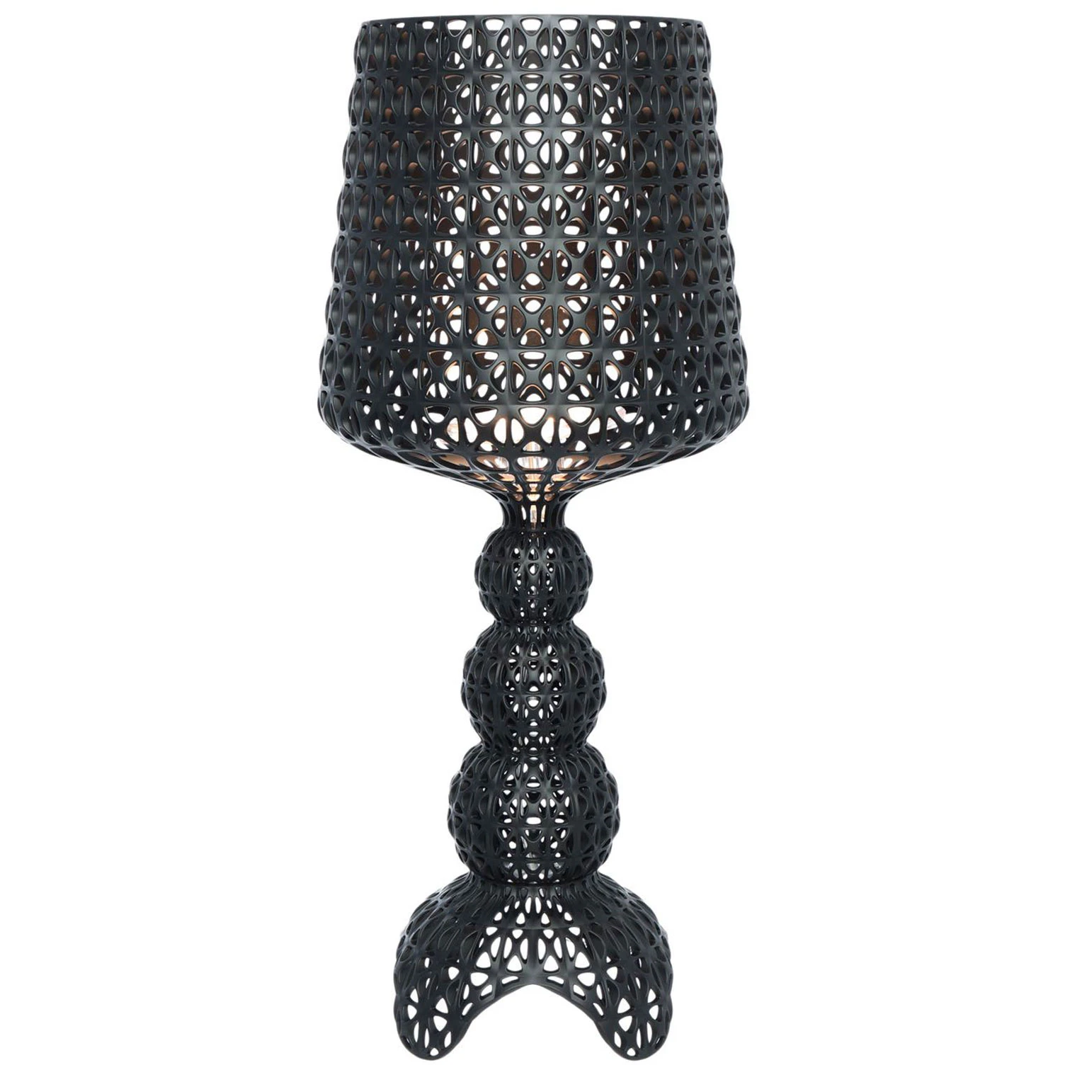 Kartell Mini Kabuki Bordslampa - Bordslampor Polykarbonat 2.0 Svart