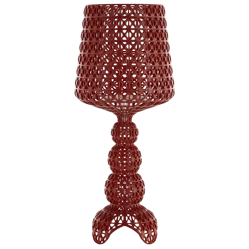 Mini Kabuki Bordslampa, Vinröd