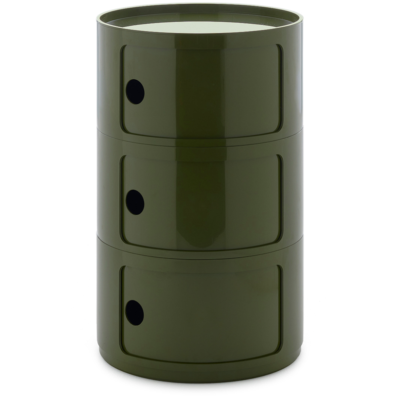 Componibili New Big Förvaring Med 3 Fack, Grön