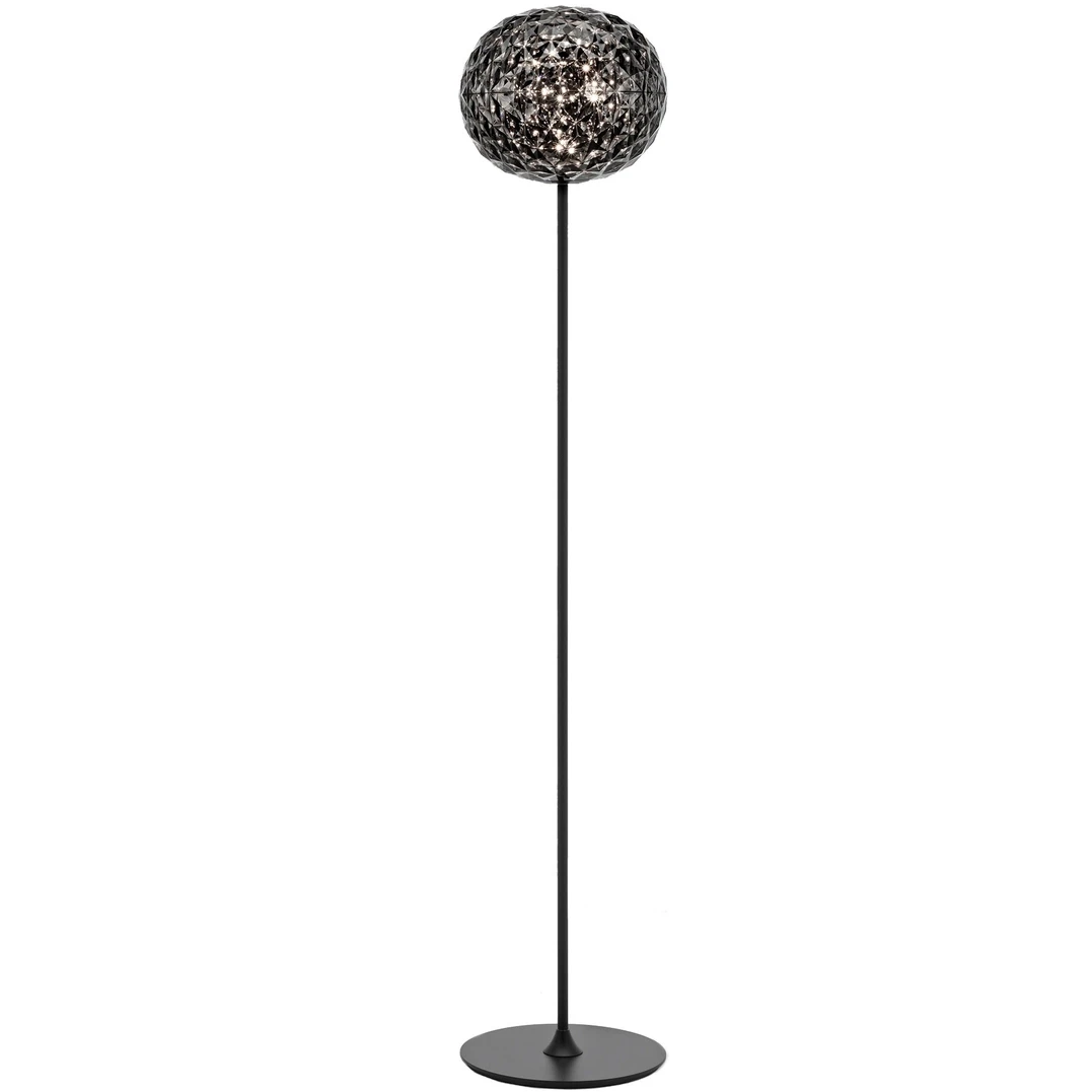 Kartell Planet Golvlampa 160 Cm Smoked Grey - Golvlampor Kromat St&aring;l R&ouml;kgr&aring;