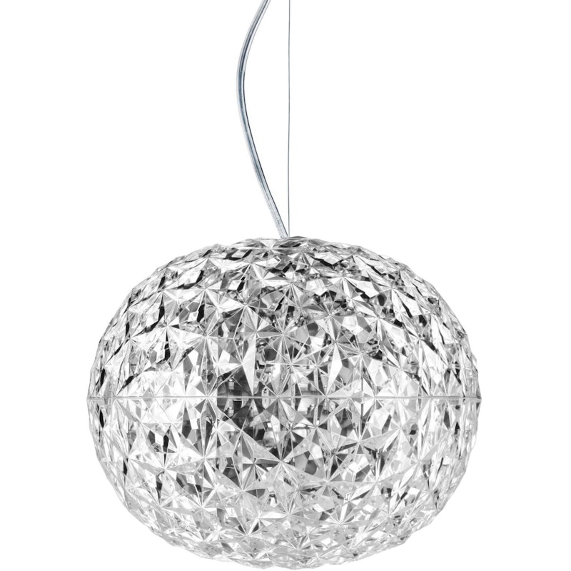 Planet Taklampa LED Ø33cm, Kristall