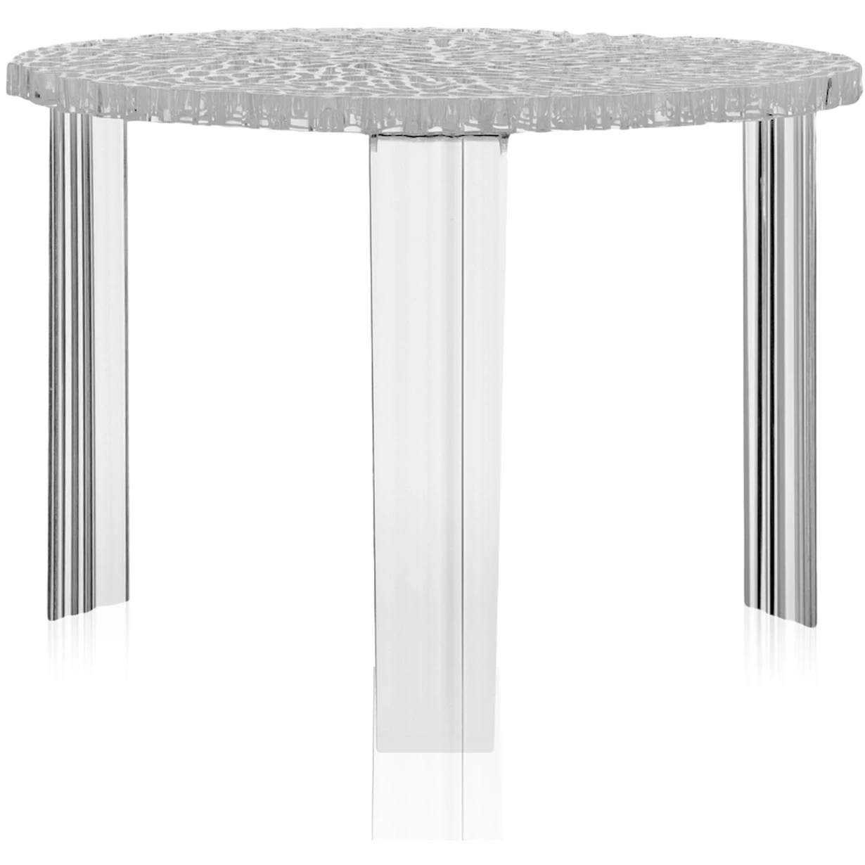 Kartell T-table Sidobord Kristall - Sidobord & Avlastningsbord Klar