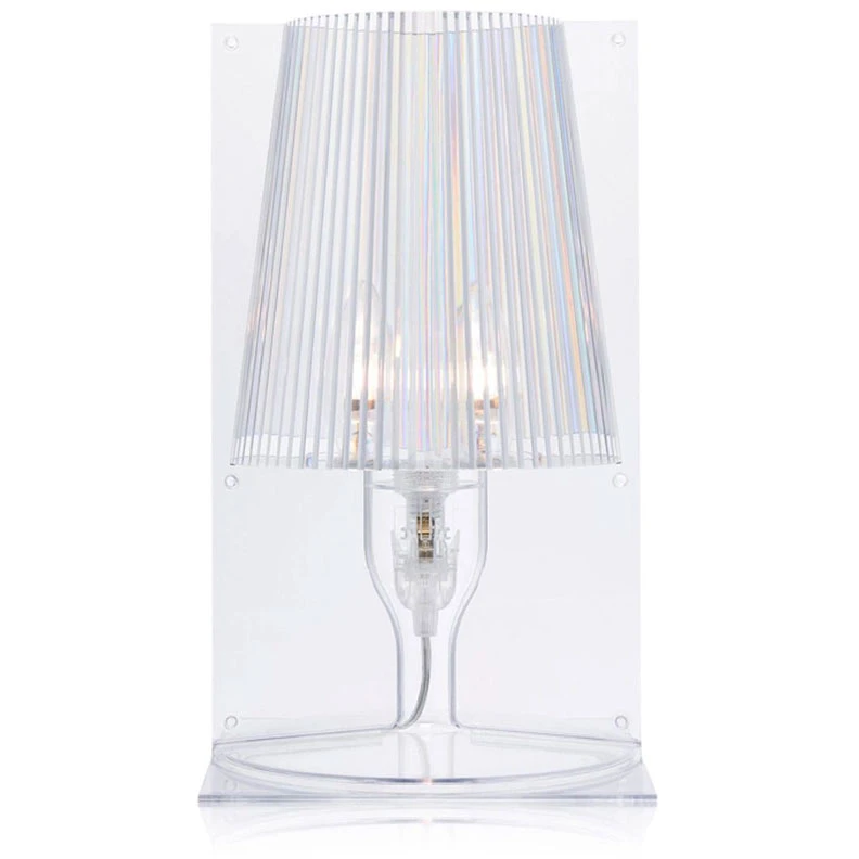 Kartell Take Bordslampa Crystal - Bordslampor Polykarbonat 2.0 Klar