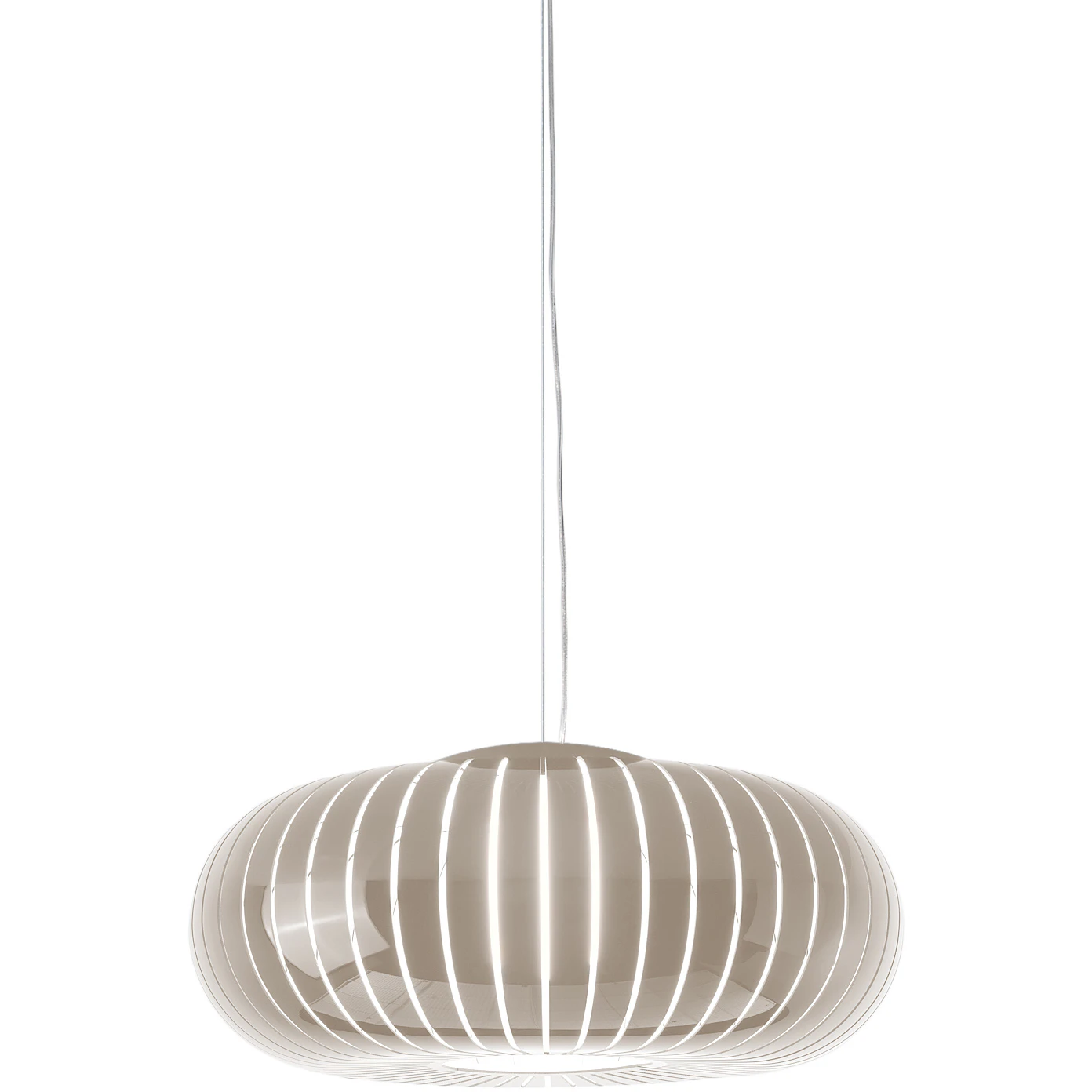 Kartell Teresa Pendel - Pendellampor Återvunnen Pmma Dove Grey