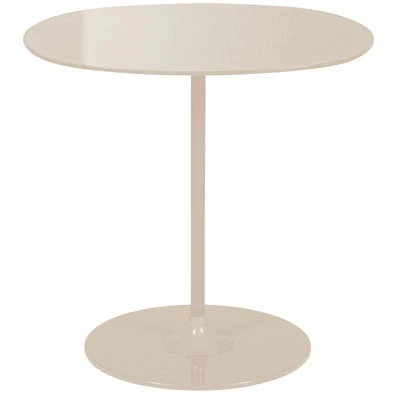 Kartell Thierry Soffbord 45x45 Cm - Soffbord St&aring;l Vit