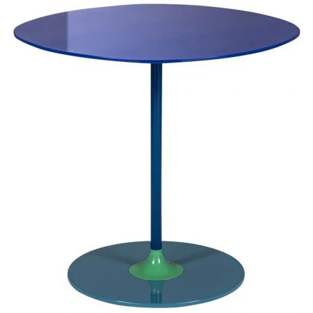 Kartell Thierry Soffbord 50x50 Cm - Soffbord St&aring;l Sea Blue