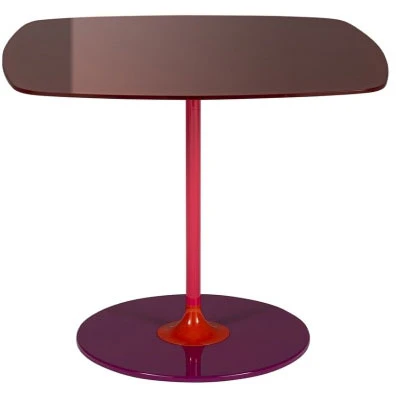 Kartell Thierry Soffbord 50x50 Cm - Soffbord St&aring;l Bordeaux