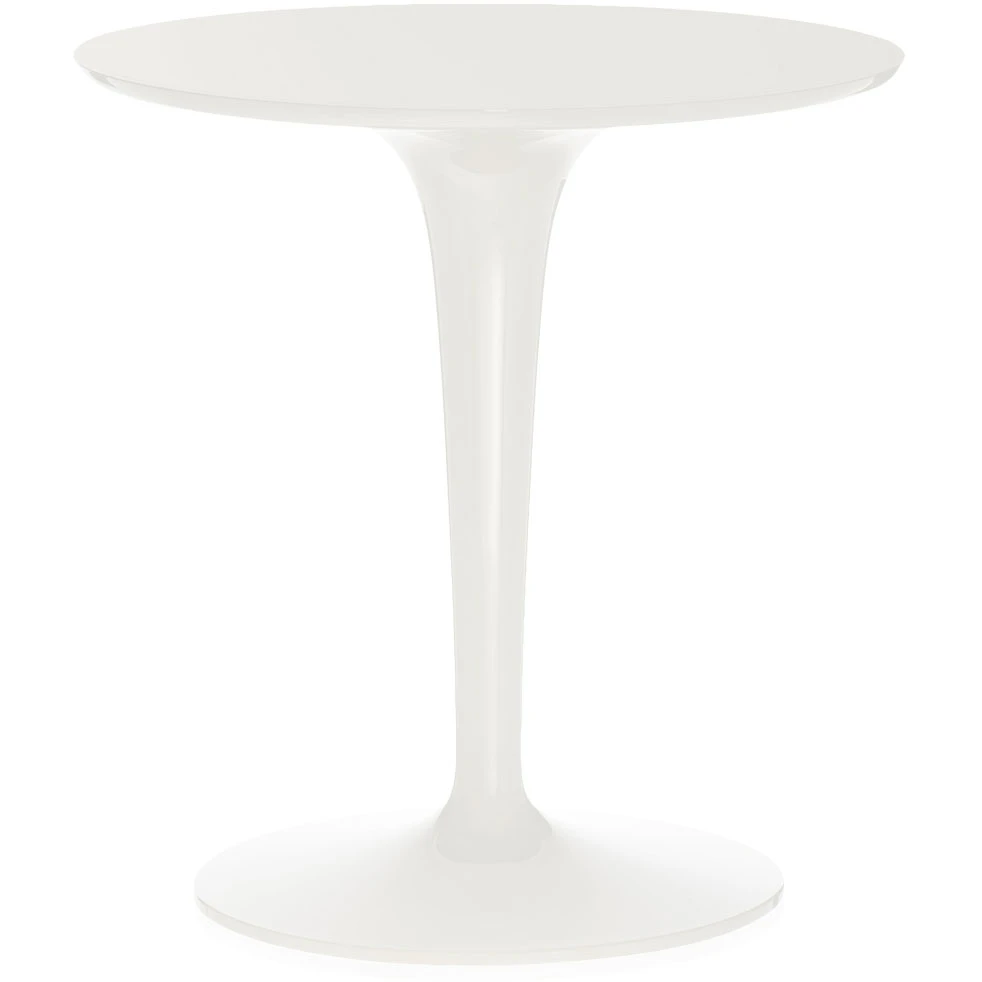 Kartell Tiptop Mono Bord /blank - Sidobord & Avlastningsbord Vit