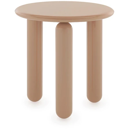 Kartell Undique Mas Sidobord 48 Cm Powder - Sidobord & Avlastningsbord Bok Puder