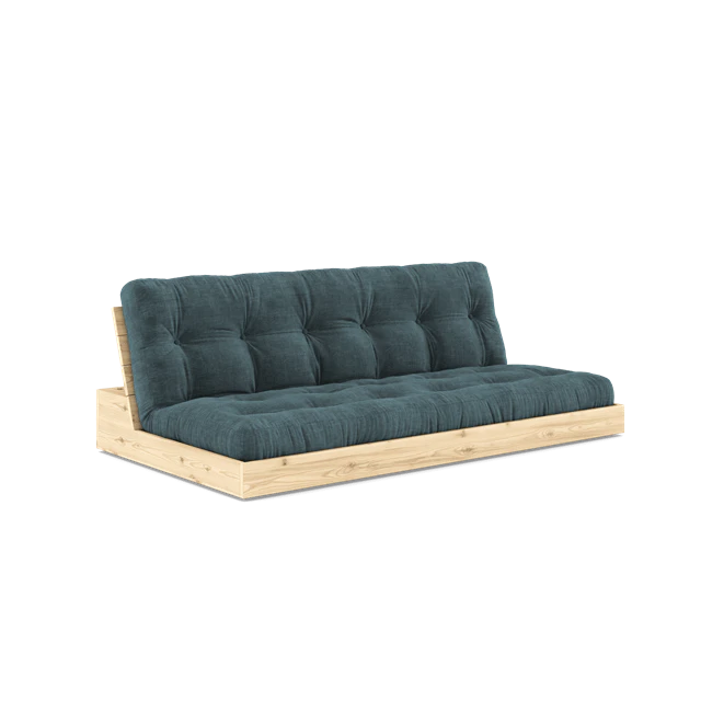 Karup Bas B&auml;ddsoffa Med 5-lagers Madrass Transparent/ljusbl&aring; - Modulsoffor Polyester Pale Blue