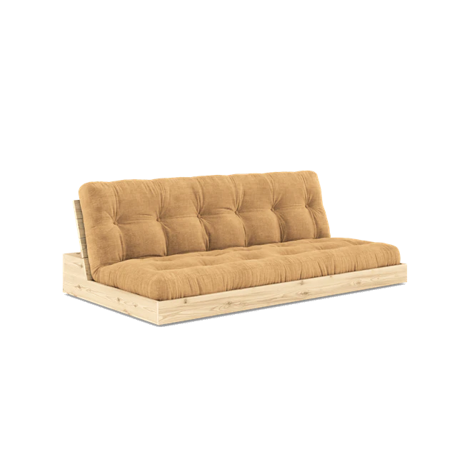 Karup Bas B&auml;ddsoffa Med 5-lagers Madrass Transparent/fudge Brun - Modulsoffor Polyester Pine