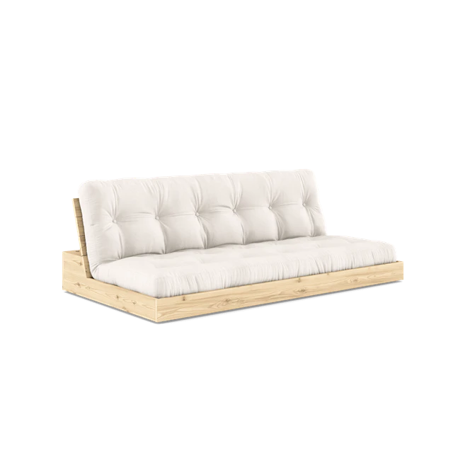 Karup Bas B&auml;ddsoffa Med 5-lagers Madrass Transparent/naturf&auml;rgad - Modulsoffor Polyester Natural