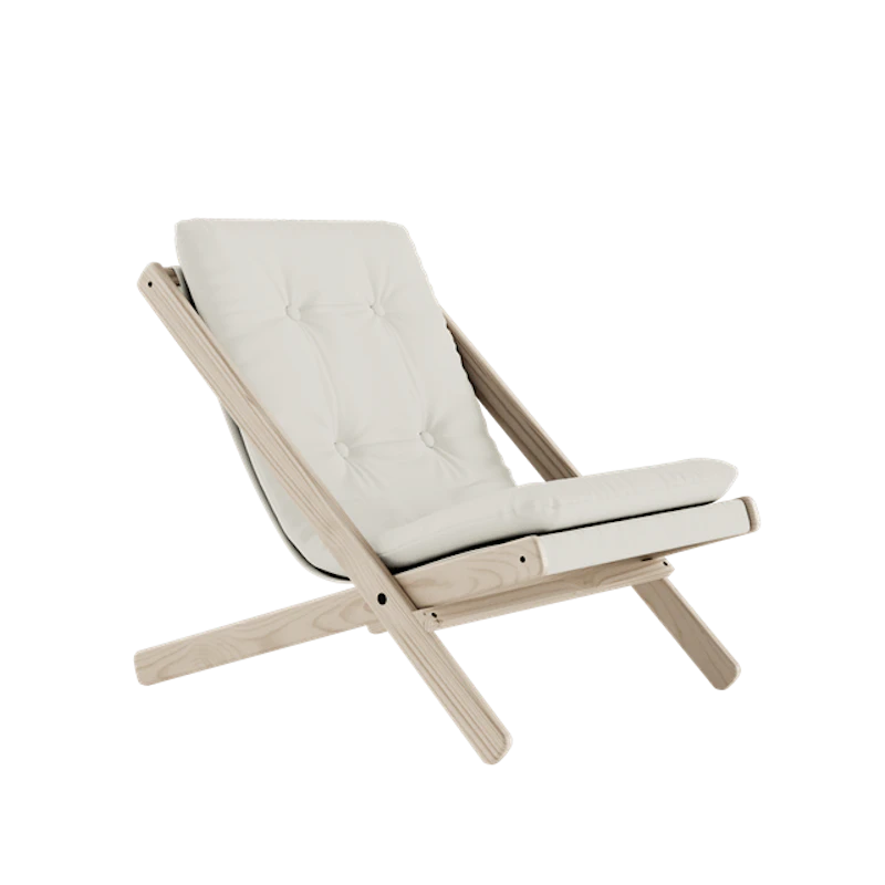 Boogie Fåtölj M. Madrass 701 Natur/Raw Bok