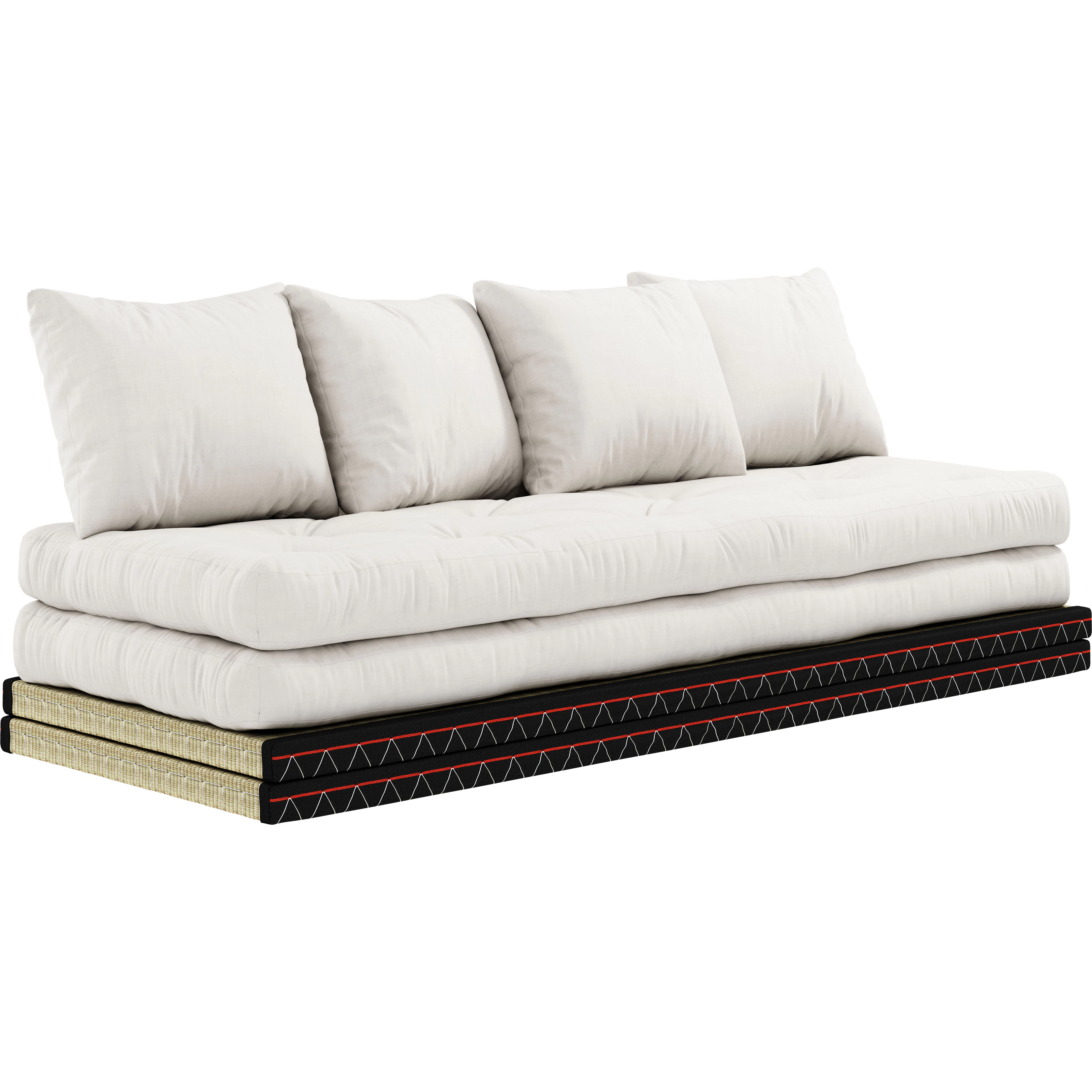 Karup Chico Soffa Med Madrass 80x200 Cm Natur - Modulsoffor Bomull Natural