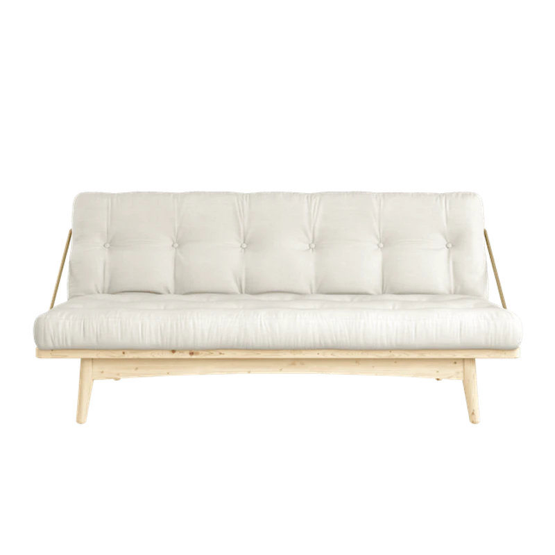 Folk Soffa Med 5-Lagers Madrass 701 Natur/Raw