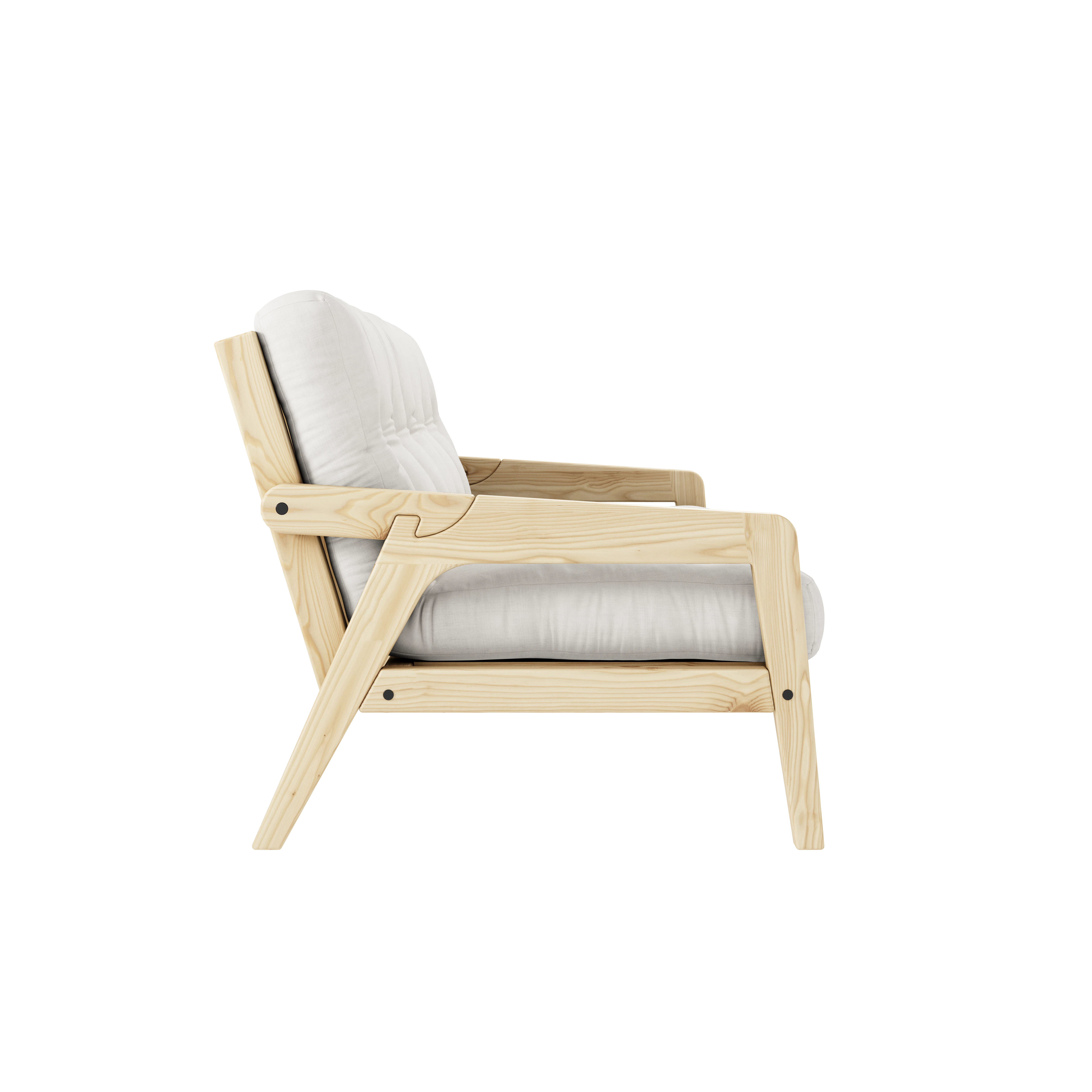 Karup Grab Bäddsoffa Med Madrass Klarlackad /, natural från Karup, bild 3