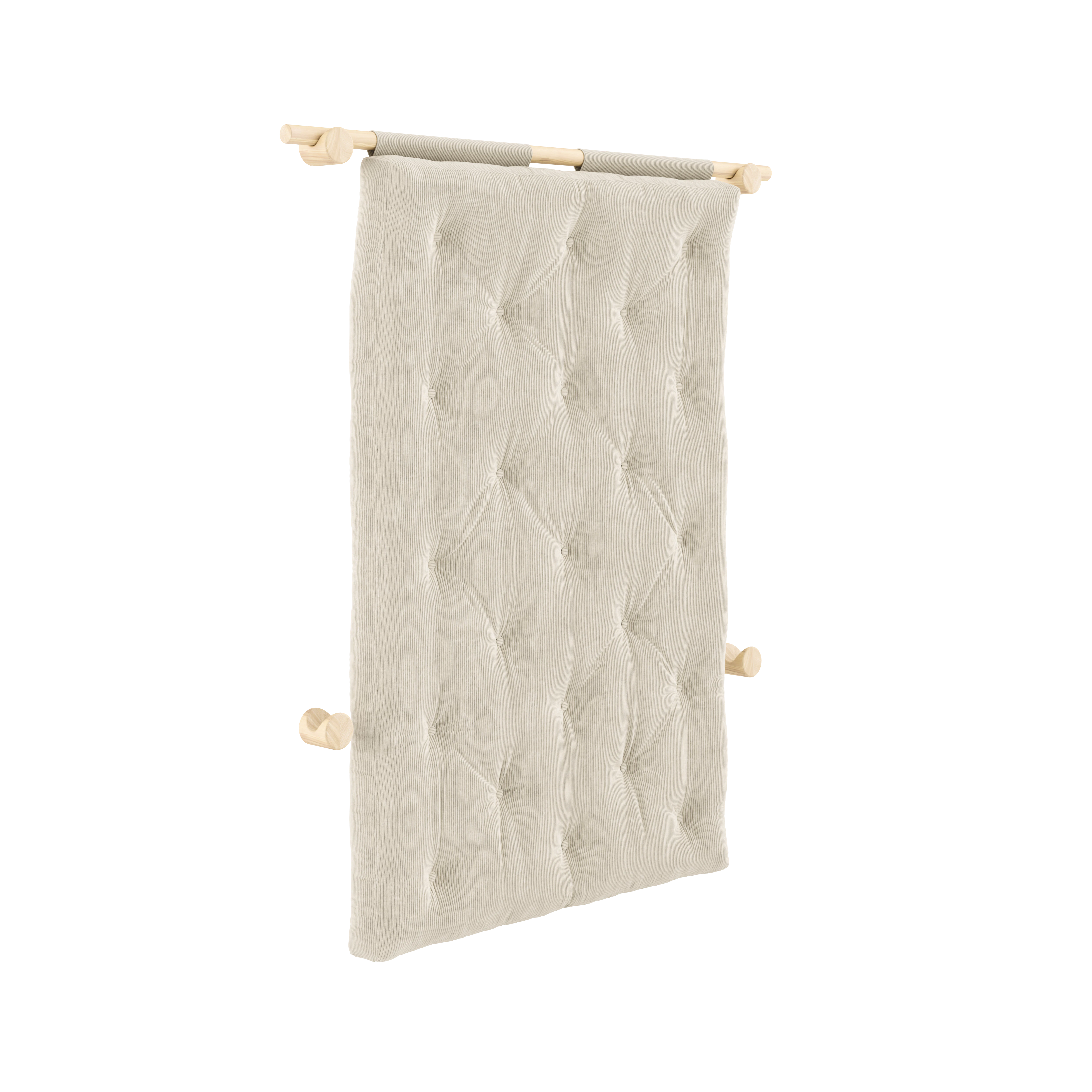Karup Hooked Madrass Med Beslag 135x200 Cm Raw /, ivory från Karup, bild 5