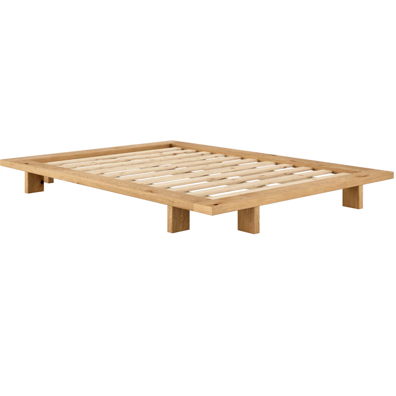 Japan Sängstomme Oljad Ek, 140x200 cm