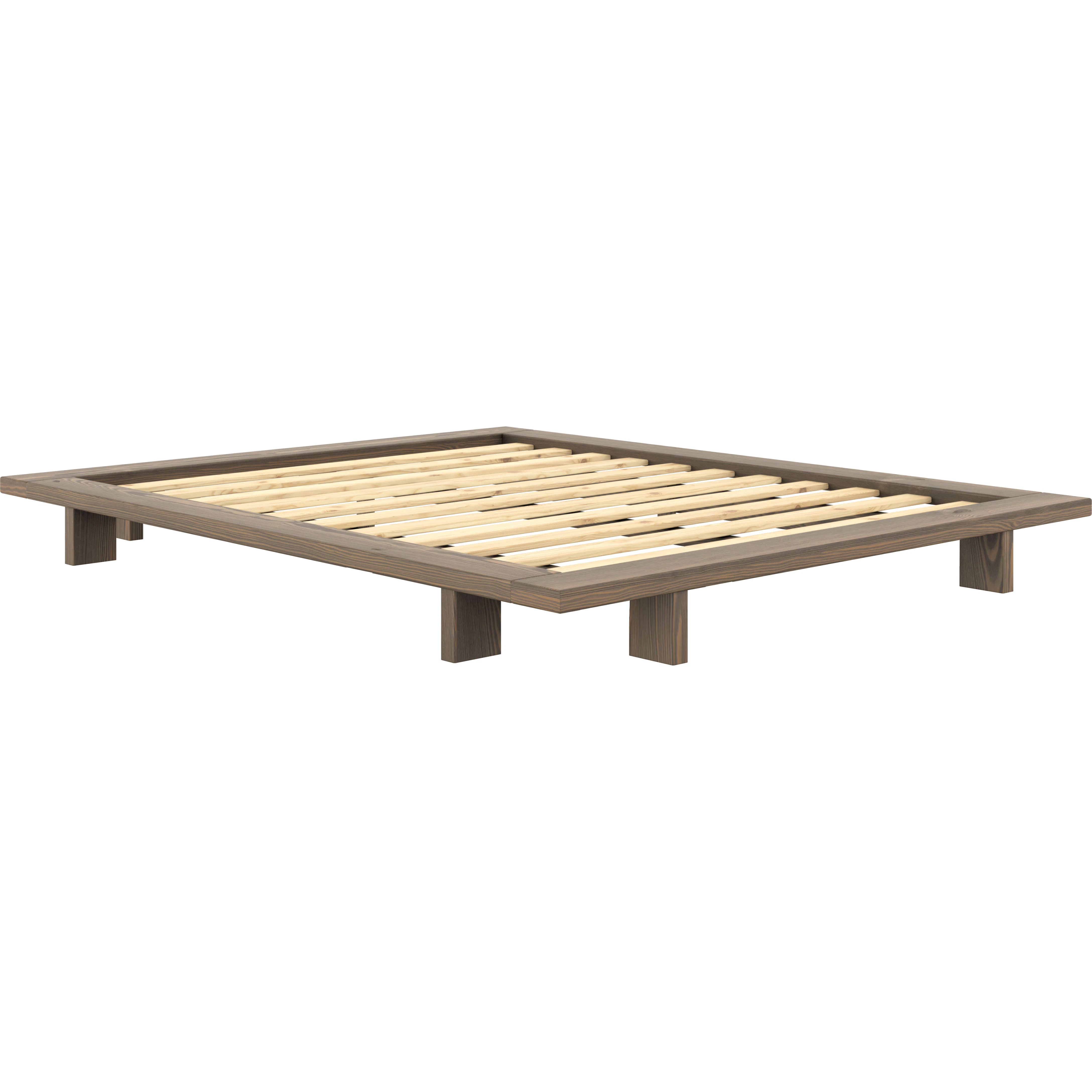 Karup Japan Sängram 160x200 Cm - Sängar Furu Carob Brown