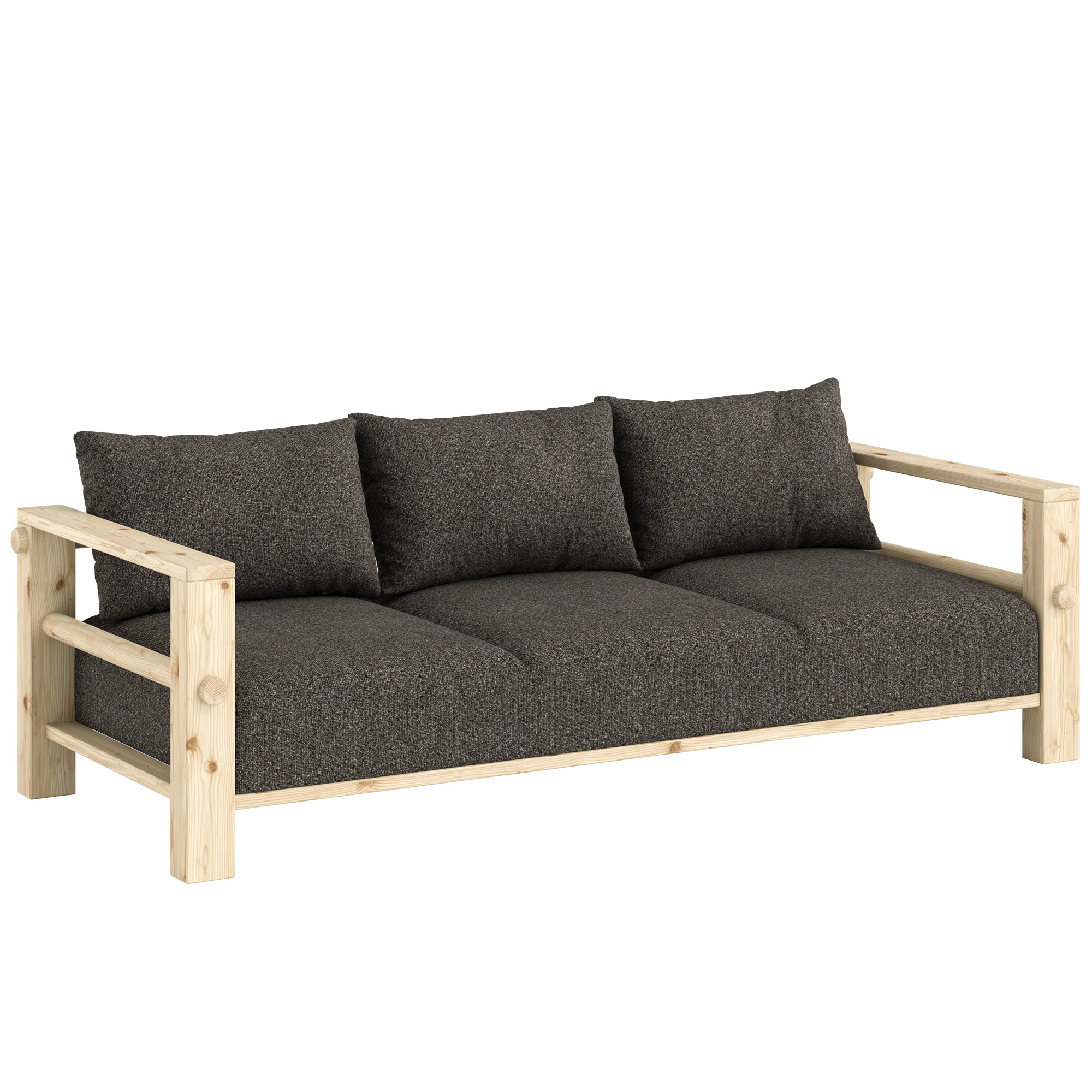 Karup Bare B&auml;ddsoffa / Mellow Brown - B&auml;ddsoffor Polyester Raw