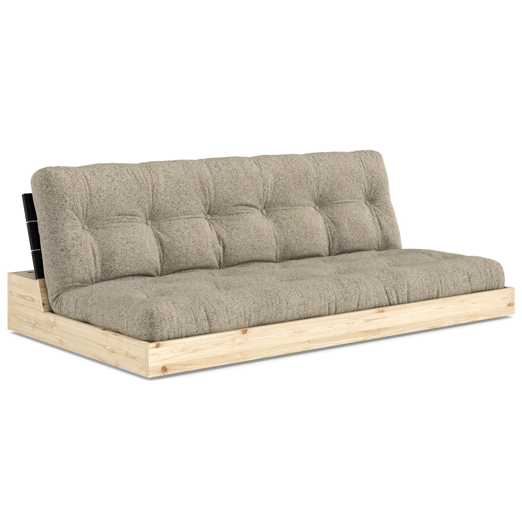 Karup Base B&auml;ddsoffa Black Night / - B&auml;ddsoffor Polyester Warm Sand