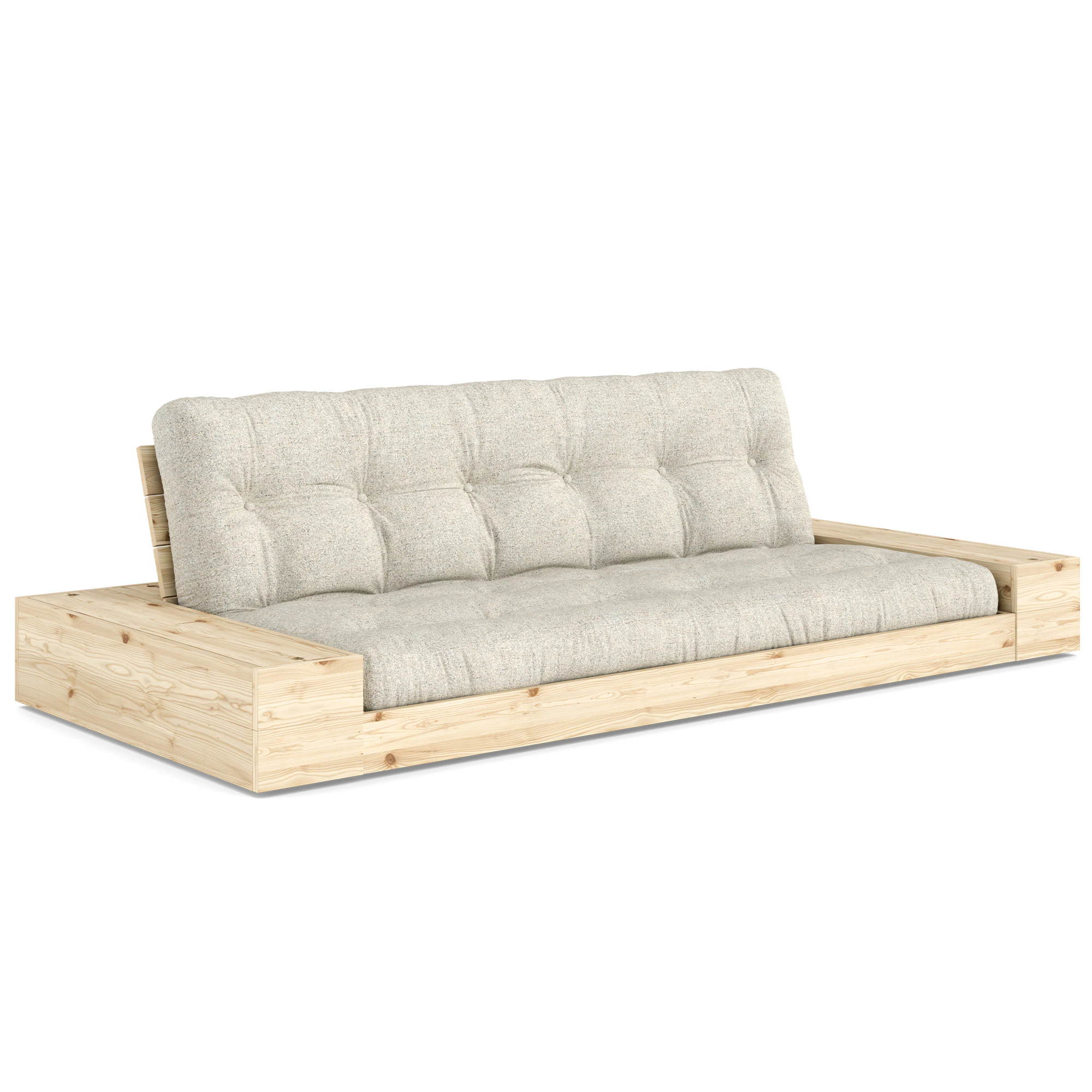 Karup Base B&auml;ddsoffa Med F&ouml;rvaring / Soft Chalk - B&auml;ddsoffor Polyester Raw