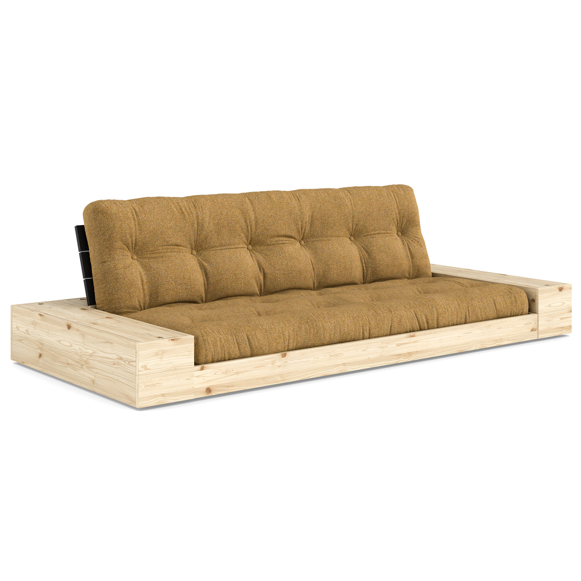 Karup Base B&auml;ddsoffa Med F&ouml;rvaring Black Night / - B&auml;ddsoffor Polyester Golden Ochre