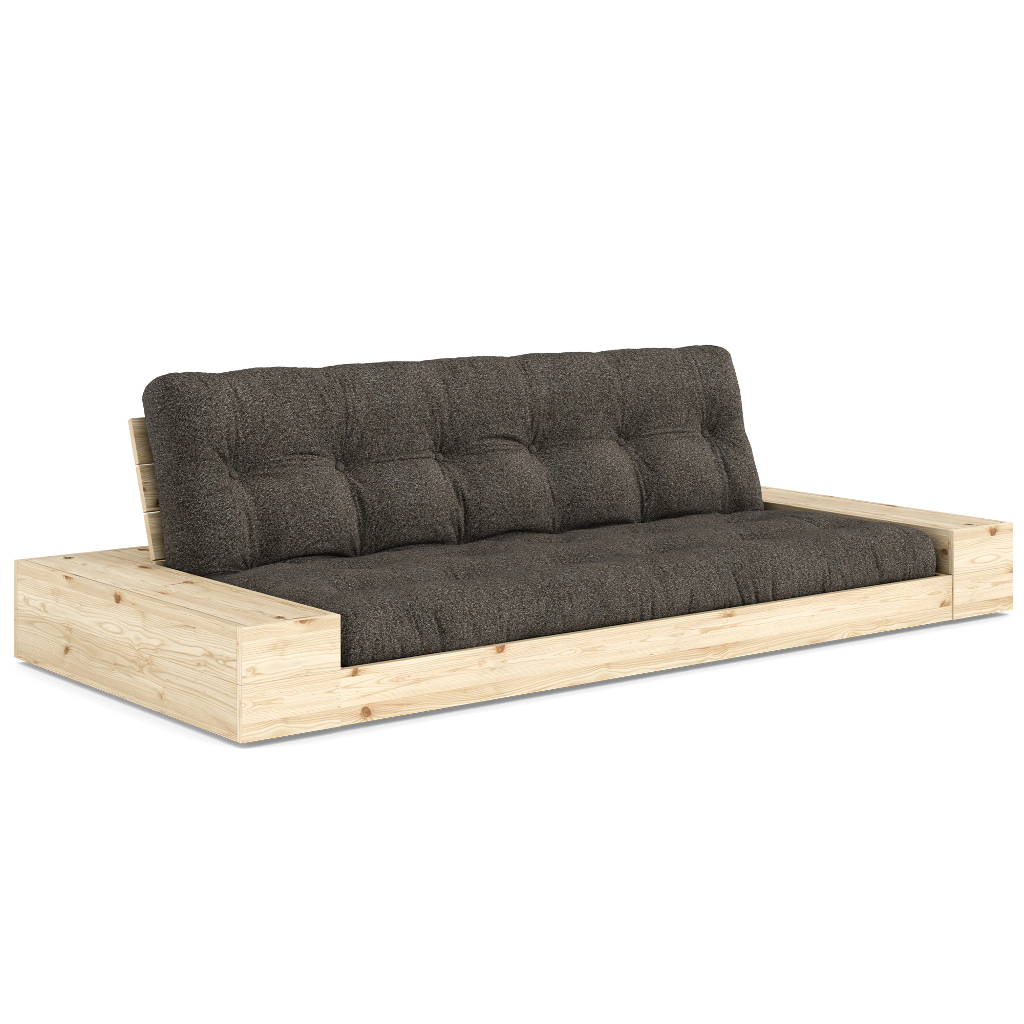 Karup Base B&auml;ddsoffa Med F&ouml;rvaring / Mellow Brown - B&auml;ddsoffor Polyester Raw