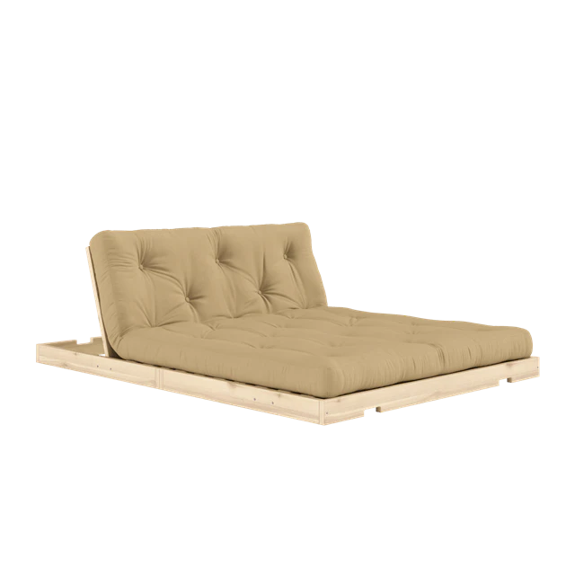 Karup Flip Soffa Med Madrass 140x200 /raw - Modulsoffor Bomull Beige