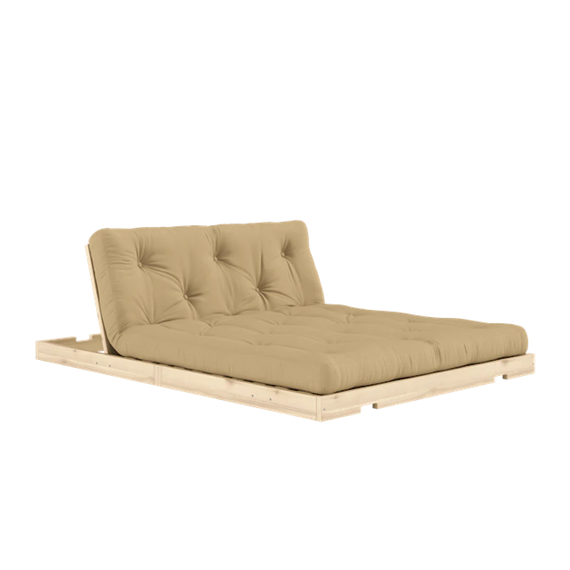 Flip Soffa Med Madrass 140x200 Beige/Raw