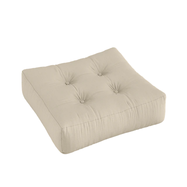 Karup More Out Utomhuspuff - Fotpallar & Sittpuffar Polyester Beige