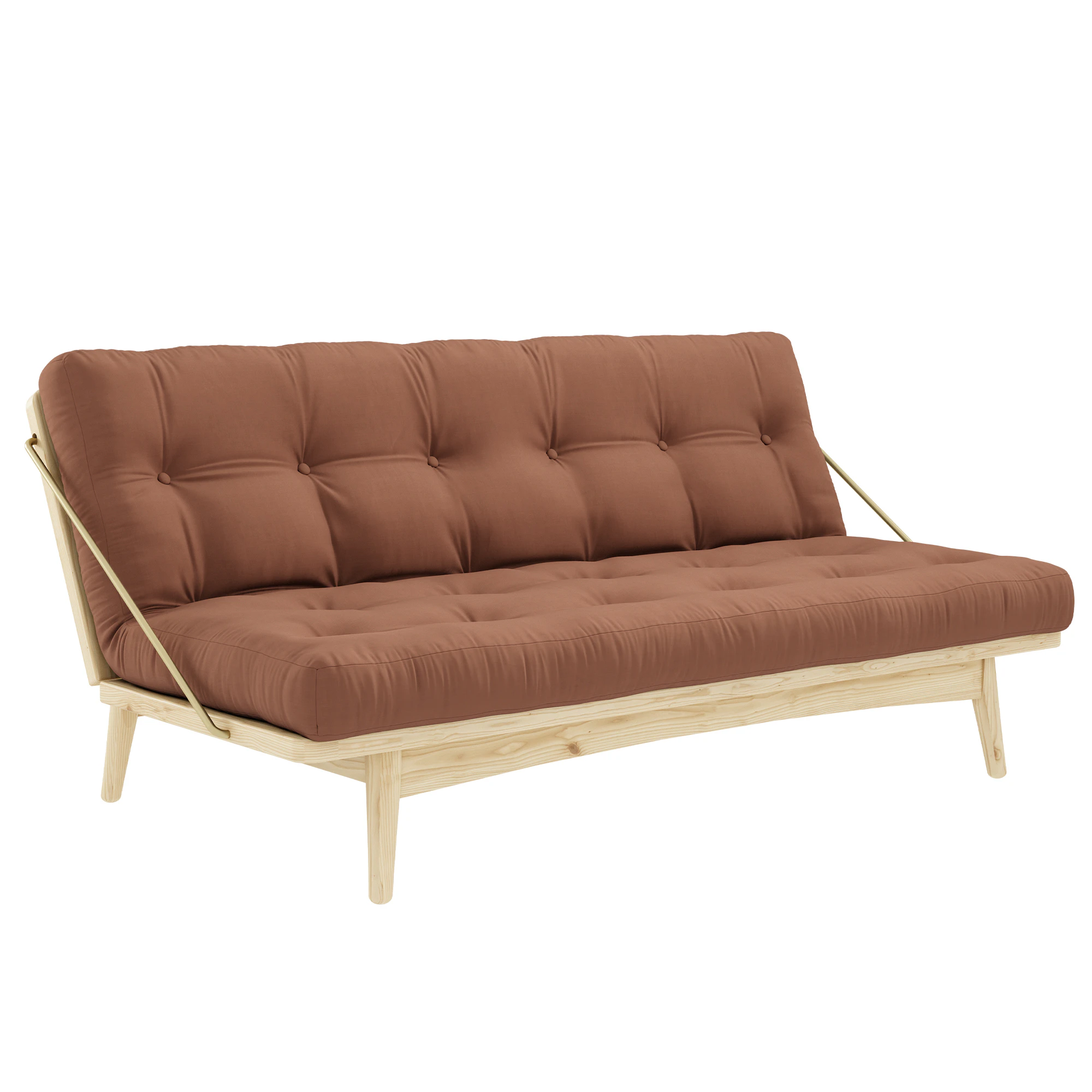 Karup Folk B&auml;ddsoffa 130x190 Cm - B&auml;ddsoffor Furu Clay Brown