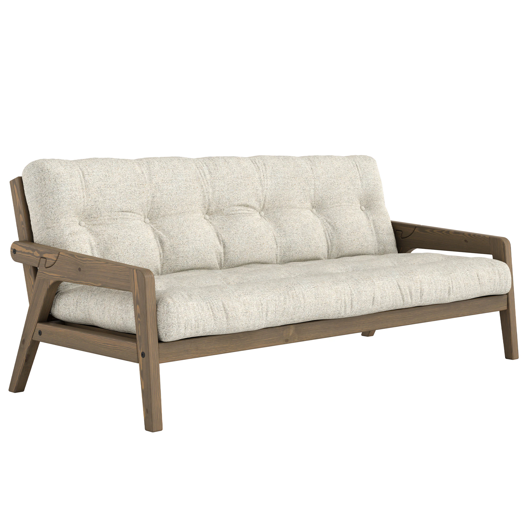 Karup Grab B&auml;ddsoffa / Soft Chalk - B&auml;ddsoffor Polyester Carob Brown