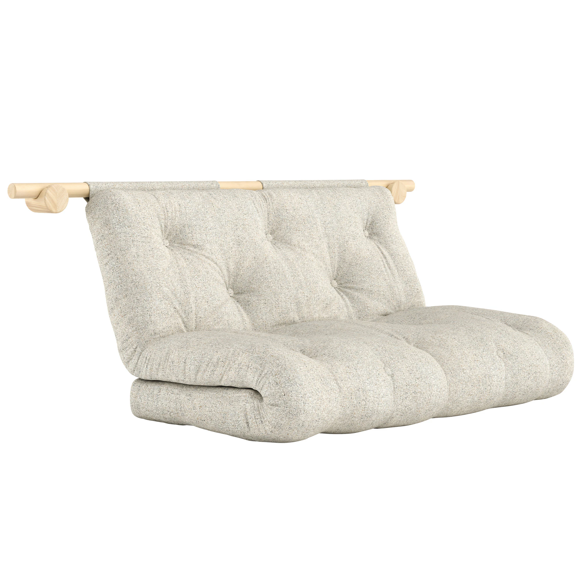 Karup Hooked B&auml;ddsoffa - B&auml;ddsoffor Polyester Soft Chalk